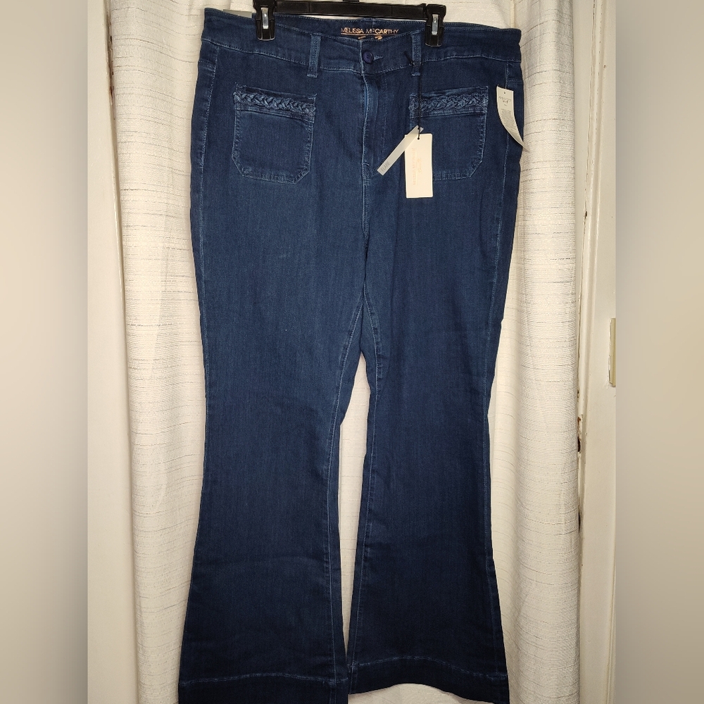 Melissa McCarthy Dark Blue Flare Jeans
